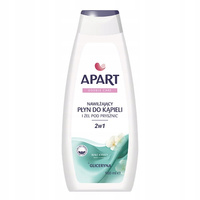 Apart Natural Double Care płyn do kąpieli i żel pod prysznic 2w1 Białe Kwiaty 900ml