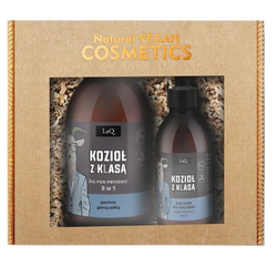 LaQ Kozioł z Klasą zestaw żel pod prysznic 500ml + balsam po goleniu 150ml