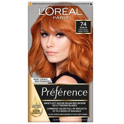 L'Oreal Paris Preference farba do włosów 7.4 Miedź Mango