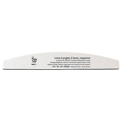 Peggy Sage 2-Way Nail File Medium pilnik do paznokci dwustronny 180/180 półksiężyc 1szt