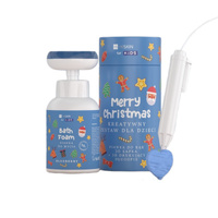 HiSkin Kids Merry Christmas niebieska pianka do mycia Jagodowa 300ml + długopis 3D 1szt
