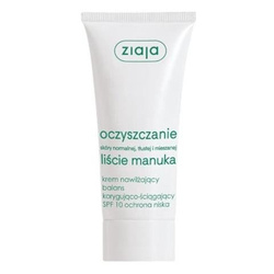 Ziaja Liście Manuka Oczyszczanie krem nawilżający balans korygująco-ściągający ochrona niska SPF10 50ml