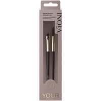 Vioni Your Makeup pędzle do brwi i kresek 2szt.