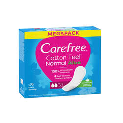 Carefree Cotton Feel Normal wkładki higieniczne Aloe 76 sztuk