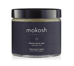 Mokosh Peeling solny do ciała Zielona kawa z tabaką 300g