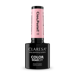 Claresa Color Soak Off UV/LED Ciao Pastel! lakier hybrydowy 11 5g