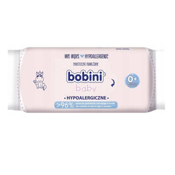Bobini Bobini Baby hypoalergiczne chusteczki nawilżane dla dzieci i niemowląt 60szt