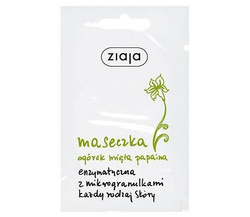 Ziaja Maseczka enzymatyczna z mikrogranulkami Ogórek 7ml