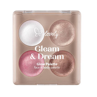 Lovely Gleam & Dream Glow Palette paleta rozświetlaczy do twarzy i ciała 10g