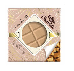 Lovely Toffee Chocolate Deep Matte Face Bronzer czekoladowy matowy puder brązujący do twarzy i ciała 9g