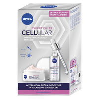Nivea Cellular Expert Filler zestaw krem anti-age na dzień 50ml + serum wypełniające 30ml