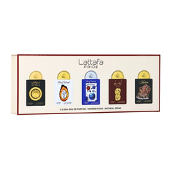 Lattafa Pride Nebras EDP 20ml + Art of Wood EDP 20ml + Art of Universe EDP 20ml + Ansaam Gold EDP 20ml + Kashan EDP 20ml