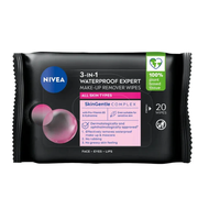 NIVEA MicellAIR Waterproof Expert chusteczki oczyszczające 20szt.