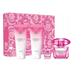 Versace Bright Crystal Absolu zestaw woda perfumowana spray 90ml + balsam do ciała 100ml + żel pod prysznic 100ml + woda perfumowana 5ml