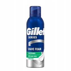 Gillette Shave Foam Soothing pianka do golenia Aloe 200ml