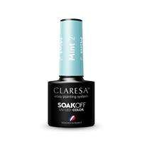 Claresa Soak Off UV/LED Mint lakier hybrydowy 2 5g