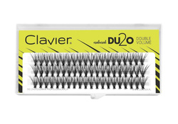 Clavier DU2O Double Volume kępki rzęs Black 11mm