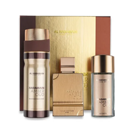 Al Haramain Amber Oud Gold Edition Extreme zestaw ekstrakt perfum spray 75ml + ekstrakt perfum spray 30ml + dezodorant spray 200ml