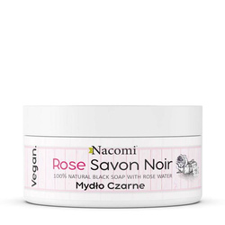 Nacomi Rose Savon Noir różane czarne mydło z wodą różaną 125g