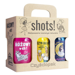 LaQ Czyściopak Shots! zestaw żeli pod prysznic 6x100ml