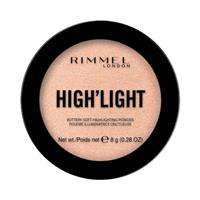 Rimmel High'light Buttery-Soft Highlighting Powder rozświetlacz do twarzy 002 Candlelit 8g