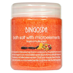 BingoSpa Sól do kąpieli  z mikroelementami o zapachu owoców tropikalnych 550g