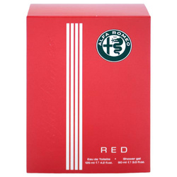 Alfa Romeo Red zestaw woda toaletowa spray 125ml + żel pod prysznic 90ml