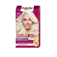 Palette Deluxe Oil-Care Color farba do włosów trwale koloryzująca z mikroolejkami 11-11 Ultra Tytanowy Blond