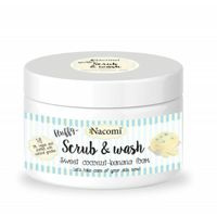 Nacomi Scrub & Wash pianka peelingująco-myjąca Słodka Kokosowo-Bananowa Pianka 180ml