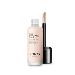 KIKO Milano Full Coverage 2-In-1 Foundation & Concealer mocno kryjący podkład i korektor 2 w 1 NR0 Neutral Rose 25ml