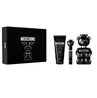 Moschino Toy Boy zestaw woda perfumowana spray 100ml + perfumowany żel do ciała 100ml + woda perfumowana spray 10ml