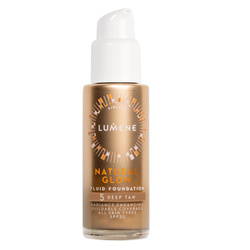 Lumene Natural Glow Fluid Foundation SPF20 podkład rozświetlająco-wygładzający 5 Deep Tan 30ml