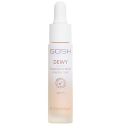 Gosh Dewy Foundation Drops rozświetlający podkład w kroplach 002 Porcelain 12ml