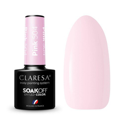 Claresa Color Soak Off UV/LED Pink lakier hybrydowy 504 5g
