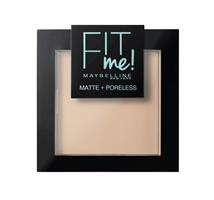 Maybelline Fit Me Matte Poreless Pressed Powder puder matujący do twarzy w kompakcie 105 Natural Ivory 9g