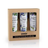 Anwen Odżywki do włosów o średniej porowatości Proteinowa Zielona Herbata 100ml + Emolientowy Irys 100ml + Nawilżający Bez 100ml