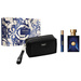 Versace Dylan Blue Pour Homme zestaw woda toaletowa spray 100ml + miniatura wody toaletowej spray 10ml + kosmetyczka