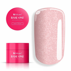 Silcare Base One Shimmer Misty Rose żel budujący do paznokci 15g