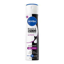 Nivea Black&amp;White Invisible Authentic antyperspirant spray 150ml