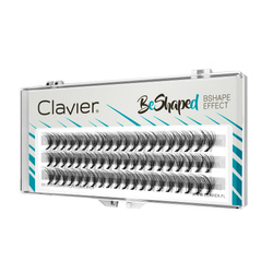 Clavier BeShaped jedwabne kępki rzęs skręt B 10D mix 8-10-12mm