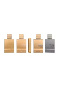 Zestaw Al Haramain Amber Oud Collection 4 x 60ml - Amber Oud Gold Edition + Amber Oud Bleu Edition + Amber Oud White Edition + Amber Oud Carbon Edition