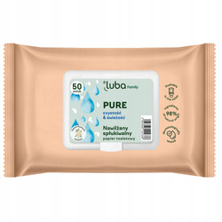 Luba Family Pure nawilżany papier toaletowy 50szt