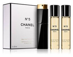 Chanel No 5  Opakowanie Ozdobne 3x20ml edt