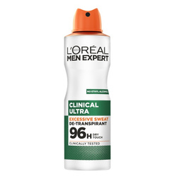 L'Oreal Paris Men Expert Clinical Ultra 96H antyperspirant w sprayu 150ml
