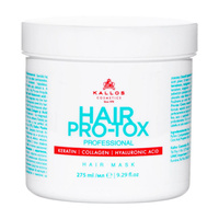 Kallos Hair Pro-Tox Hair Mask maska do włosów z keratyną kolagenem i kwasem hialuronowym 275ml