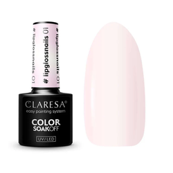 Claresa Color Soak Off UV/LED lakier hybrydowy Lipglossnails 01 5g