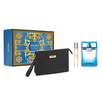 Versace Man Eau Fraiche zestaw woda toaletowa spray 100ml + woda toaletowa spray 10ml + kosmetyczka
