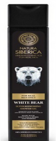 Natura Siberica Men White Bear orzeźwiający żel pod prysznic 250ml