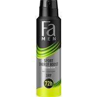 Fa Men Sport Energy Boost 72h antyperspirant w sprayu o pobudzającym zapachu imbiru i cytryny 150ml