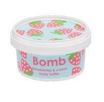 Bomb Cosmetics Strawberry & Cream Body Butter masło do ciała Truskawka & Śmietana 200ml